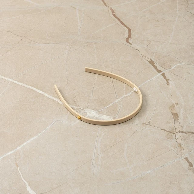 Limited Edition Acetate Headband Small Beige - 2