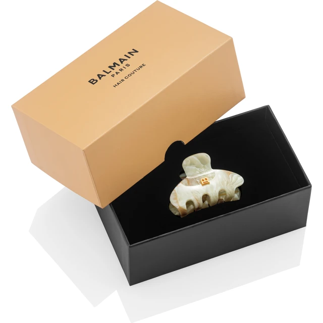 Limited Edition Cellulose Acetate Pince à Cheveux Small Marble - 2