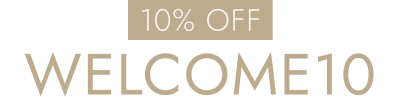 10% discount on your first order with promo code WELCOME10