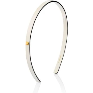 Acetate Headband White/Black Small